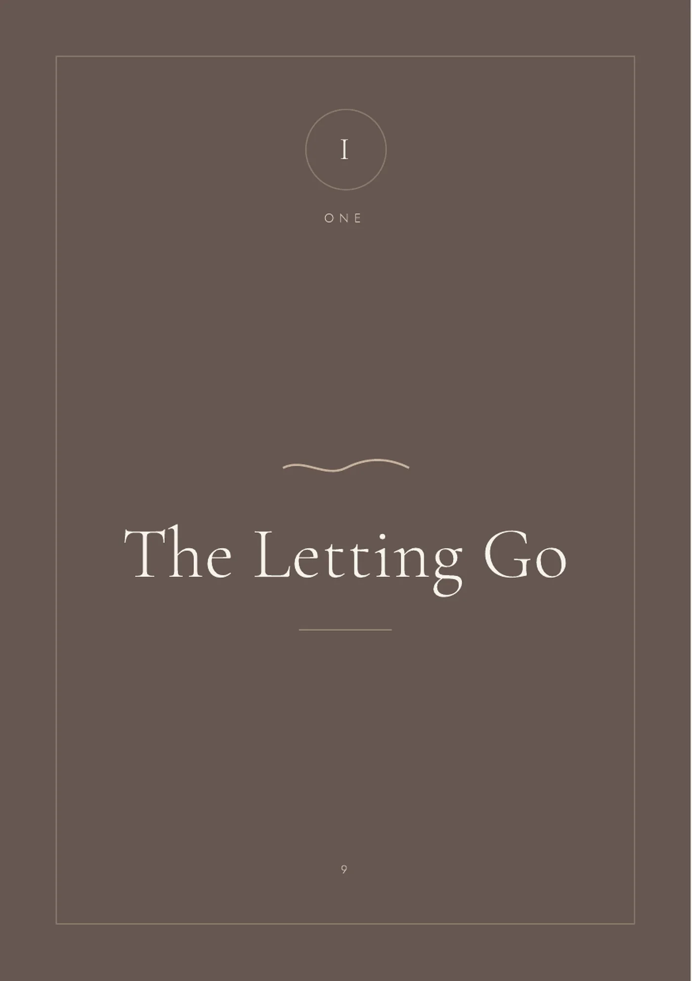 Real The Letting Go section opening page